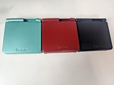 GBA SP Game Boy Advance SP Housing Shell GLASS Screen Lens Pearl Green USA