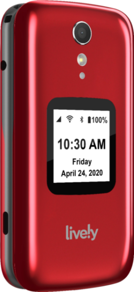 Lively- Jitterbug Flip2 Cell Phone for Seniors - Red