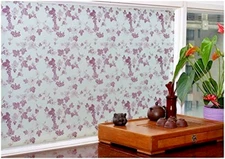 30ft Decorative Privacy Adhesive-Free Static-Cling Window Film Treatment GW542TP