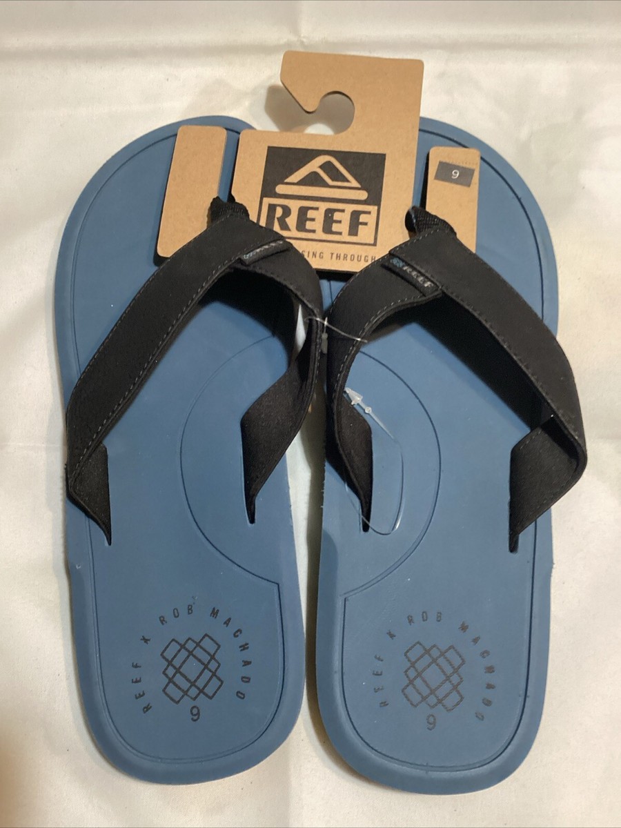 Reef MENS X ROB Machado Sandals - BLUE/BLACK Size 9 | eBay