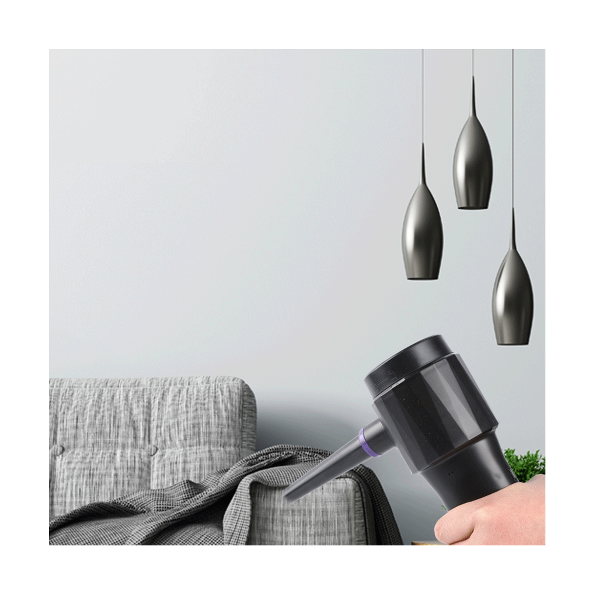 2 in 1 Wireless Car Vacuum Cleaner Handheld Dust Catcher Portable1292