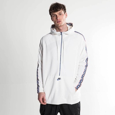 nike hoodie tape demi zip