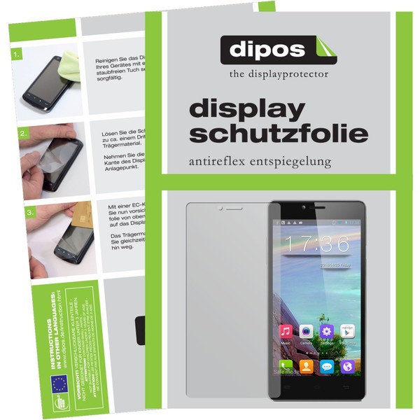 2X Schutzfolie FüR Cubot S208 Matt Displayschutzfolie Folie Dipos Displayfolie-image