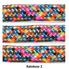 Rainbow 2 Paracord 50 Foot 550 lb 7 Strand Camping Survival Kit Rope