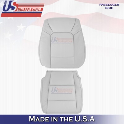 2009 2010 2011 Fits Honda Pilot Passenger Bottom &Top Leather Seat Cover Gray