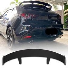 For Mazda 3 6 Mazda3 Hatchback 52 Rear Spoiler Wing Roof Spoiler Matte Black