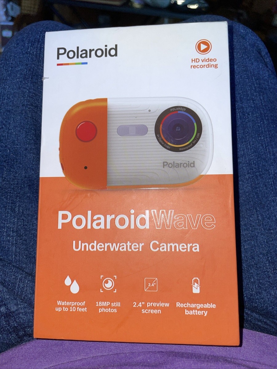 Polaroid Wave Underwater Streaming WiFI Waterproof Camera Orange NEW OPEN