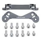 2 x Rear Brake Caliper Adapter W/ Hardware for Subaru Impreza WRX 2002-2005