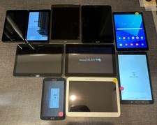 AS IS Lot of 10x Samsung/ASUS Tablets - NOT WORKING