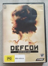 DEFCOM EVERYBODY DIES PC GAME PC CD ROM THQ PCGAMER PC GAMER 2006 RARE TITLE
