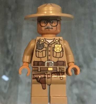 LEGO Police Officer State Trooper Highway Patrol Sheriff Agent Dark Flesh 
