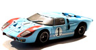 COLLECTIBLE Tomy AFX Collector Series 1966 Ford GT 40 MK II #1 Blue HO Slot Car