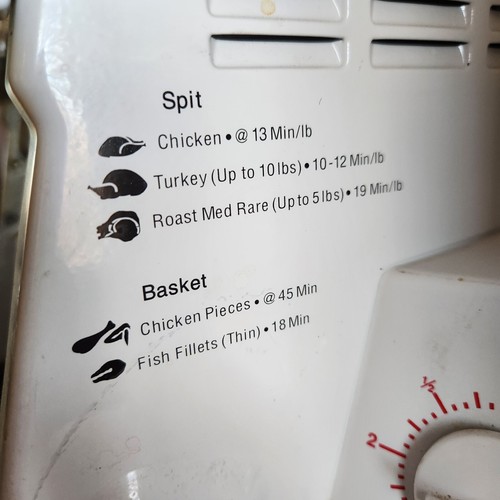 Ronco Compact Showtime Plus 3000 Rotisserie, BBQ Works With Warming Tray - Picture 12 of 24