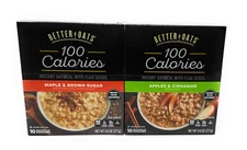 Better Oats Bundle: (1) Apples & Cinnamon 9.8oz, (1) Maple and Brown Sugar 9.8oz