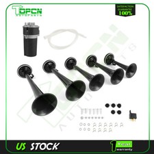 Dixie Musical Horn 5 Black Trumpet Air Horn For Car Truck Train Lorry Plastic Dixie Musical Horn 5 Black Trumpet Air Horn For Car Truck Train Lorry Plastic