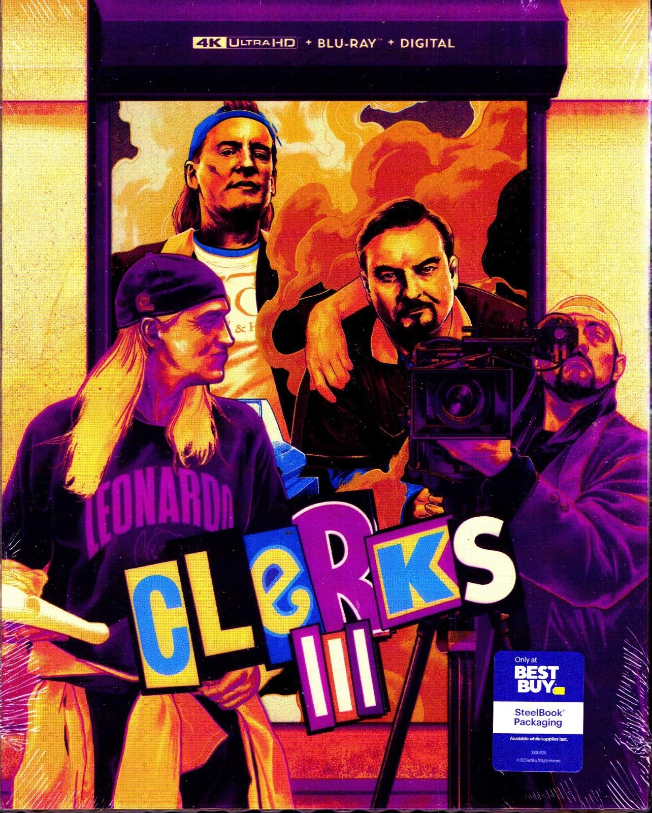 NEW Clerks 3 III 4K SteelBook Blu-ray [2022] Best Buy - No Dents - ShipsNextDay