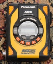Panasonic XBS Shockwave Cassette Player RQ-SW30, Untested, for parts or repair