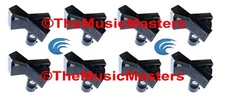 8X MICROPHONE SPRING CLIP Karaoke DJ PA Tripod Boom Stand Mic Holder Clamp Mount