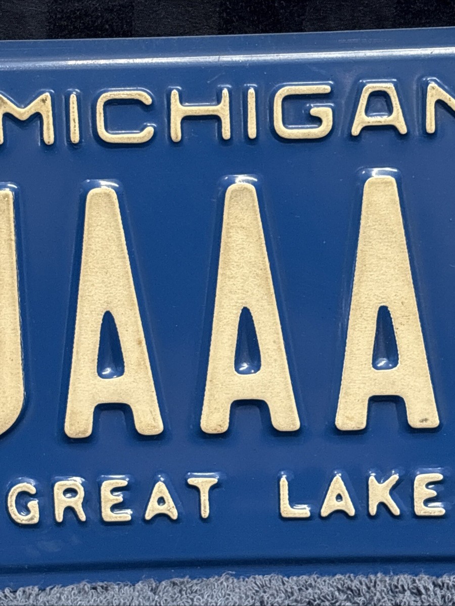 Michigan license plate 2001 sticker. 3+ YR OLD. JAAAG | eBay