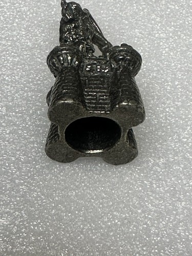 Vintage Pewter Gaming Piece 1990’s Archer Atop Castle Wall - Picture 6 of 9