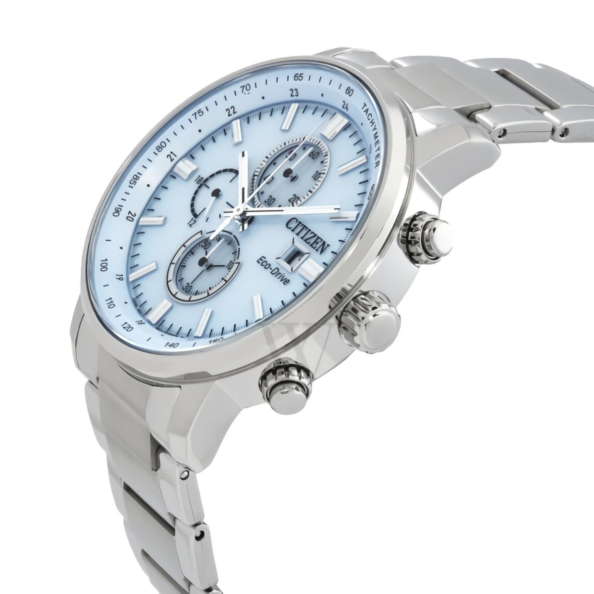 CITIZEN CA0840-87M Eco-Drive Blue Dial Chronograph Stainless Steel