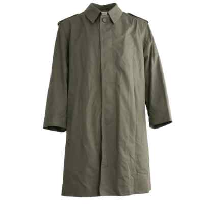 French Military O.D. Green Rain Coat/Trench Coat, S to XL, NOS cd