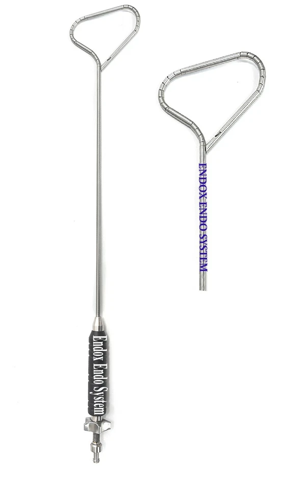 Laparoscopia 5m hígado serpiente retractor mandíbula flexible perilla ajustada con mango 1 pieza Foto 2 de 4