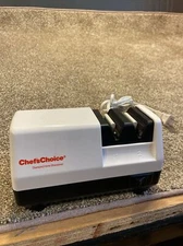 CHEF'S CHOICE 300 DIAMOND HONE KNIFE SHARPENER MADE IN USA WORKS GREAT ELECTRIC