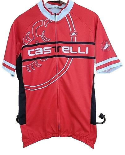 ウェア Castelli FreeAeroRace4 RossoCorsa Men Castelli Rosso Corsa Free AR 4.1 Full Zip Cycling Bike Jersey