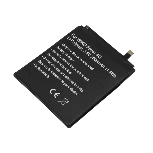 Avizar, Wiko Fever 4G Li-Polymer Batterie TLP15J15 3000Mah 3,8V-image