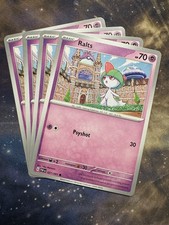 Pokémon TCG Ralts 027/091 SV: Paldean Fates Regular x4