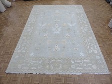10'2 x 14'2 Hand Knotted Gray Modern Oushak Oriental Rug G16435