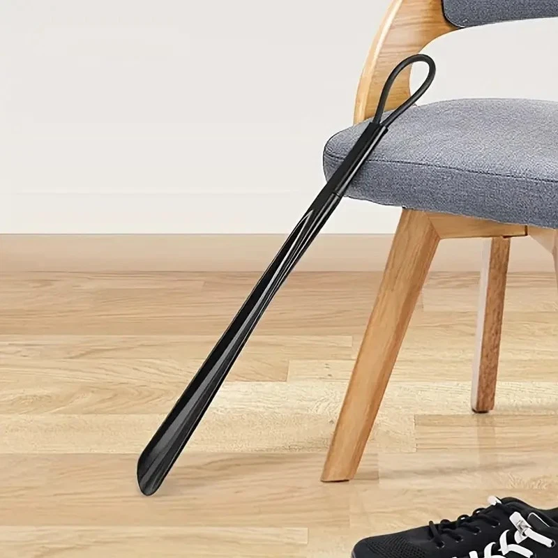 Long Metal Shoe Horn Extra Long Handle Boot Horn Shoe Lifter for Easy Wear Aid - image 4 of 4