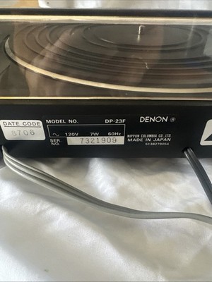 Denon Turntable Quartz DP-23F Micro Processor Fully Automatic