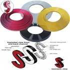 1" (26mm) x 131ft (40m) Arrow Trim Cap for Channel Letter White Black Red Yellow