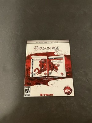 dragon age origins ultimate edition ps3 Manual only