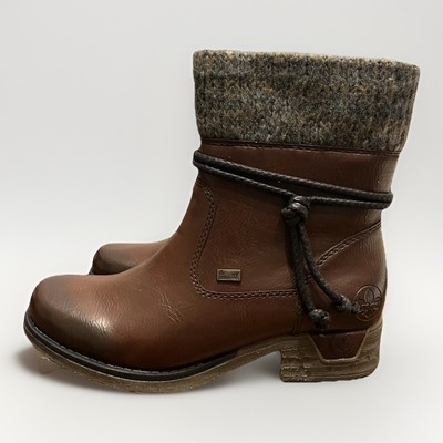 NWOB Rieker Fee 88 Women's US Size 5.5 Ankle Boot - Brown/Graphite