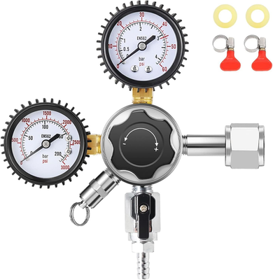 #ad Co2 Regulator Beer Keg Regulator Kegerator Dual Gauge Co2 Regulator Beer Keg Dua $65.87