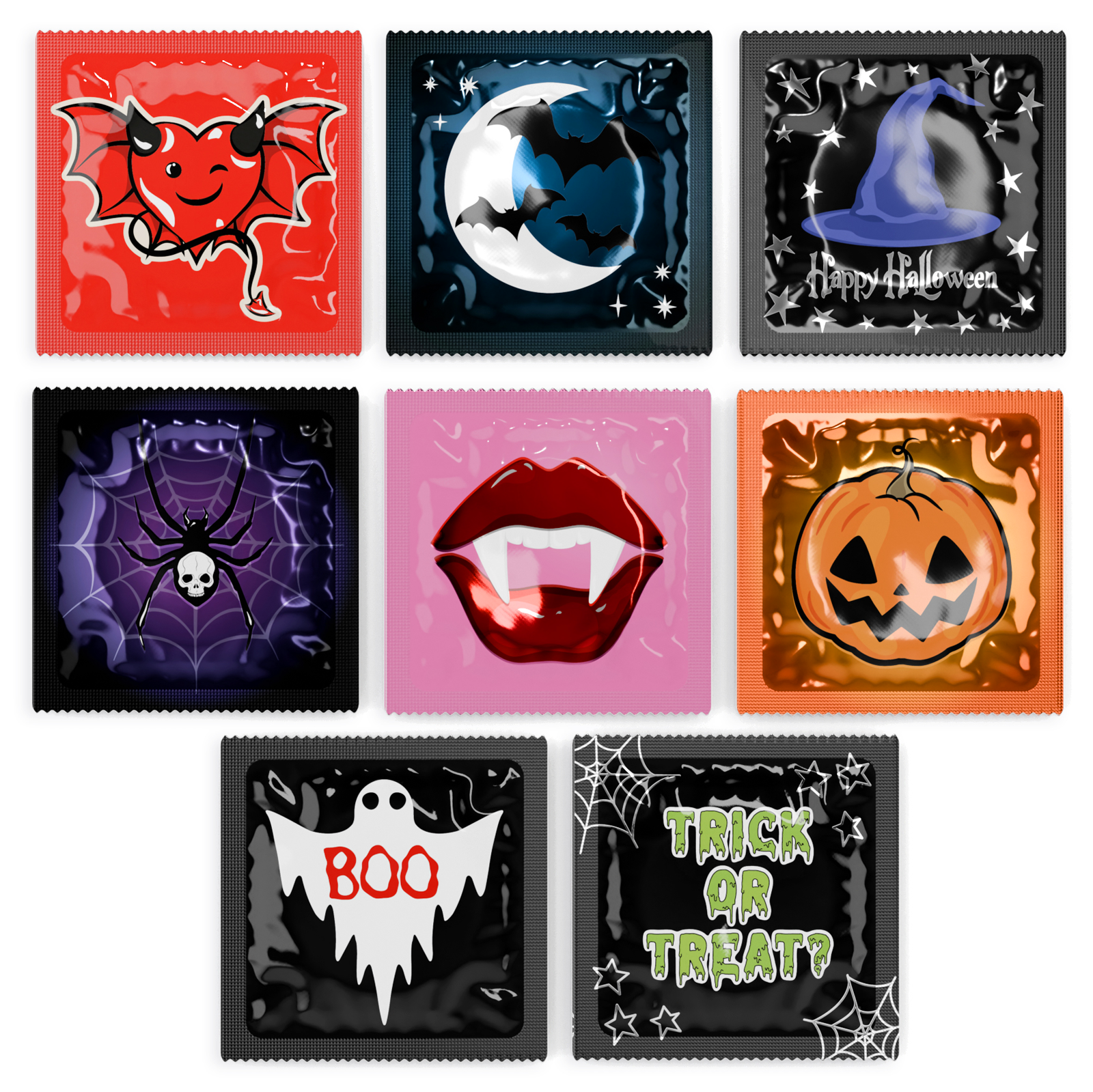 Pasante Halloween Themed Condoms 36 Limited Edition Pack
