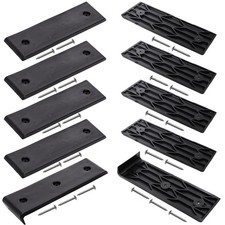 yarlung Set of 10 Boat Trailer Bunk Slide Pads and Glide 10"L x 3"W, Black
