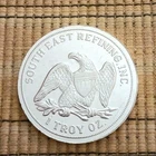 Vintage Southeast Refining 1 oz .999 Fine Silver Round