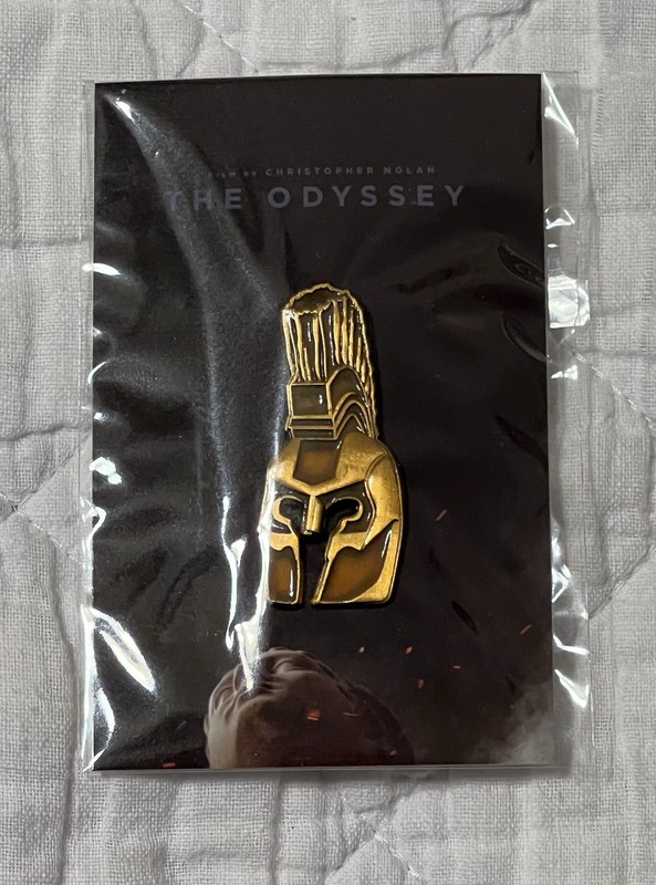 The Odyssey Christopher Nolan Universal Studios Exclusive Movie Pin