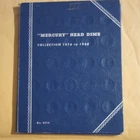 1916 - 1945 Mercury Head Dime Collection / Album No. 9014 near complete (77pcs.)