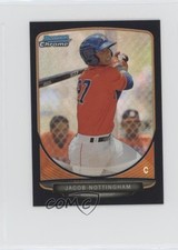 2013 Bowman Chrome Minis Black Refractor 6/25 Jacob Nottingham #4 1b8