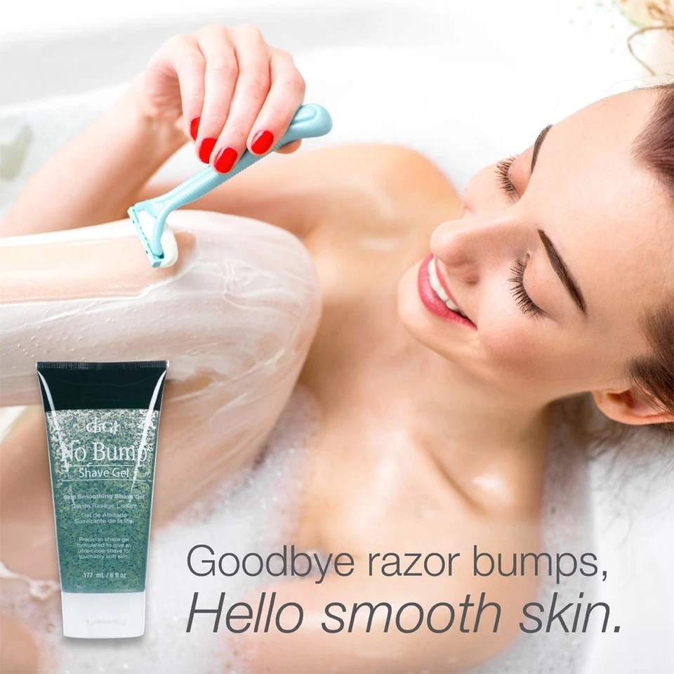 Gel de afeitar suavizante para piel GiGi No Bump 6 fl oz para prevenir el cabello encarnado Fri... Foto 2 de 4