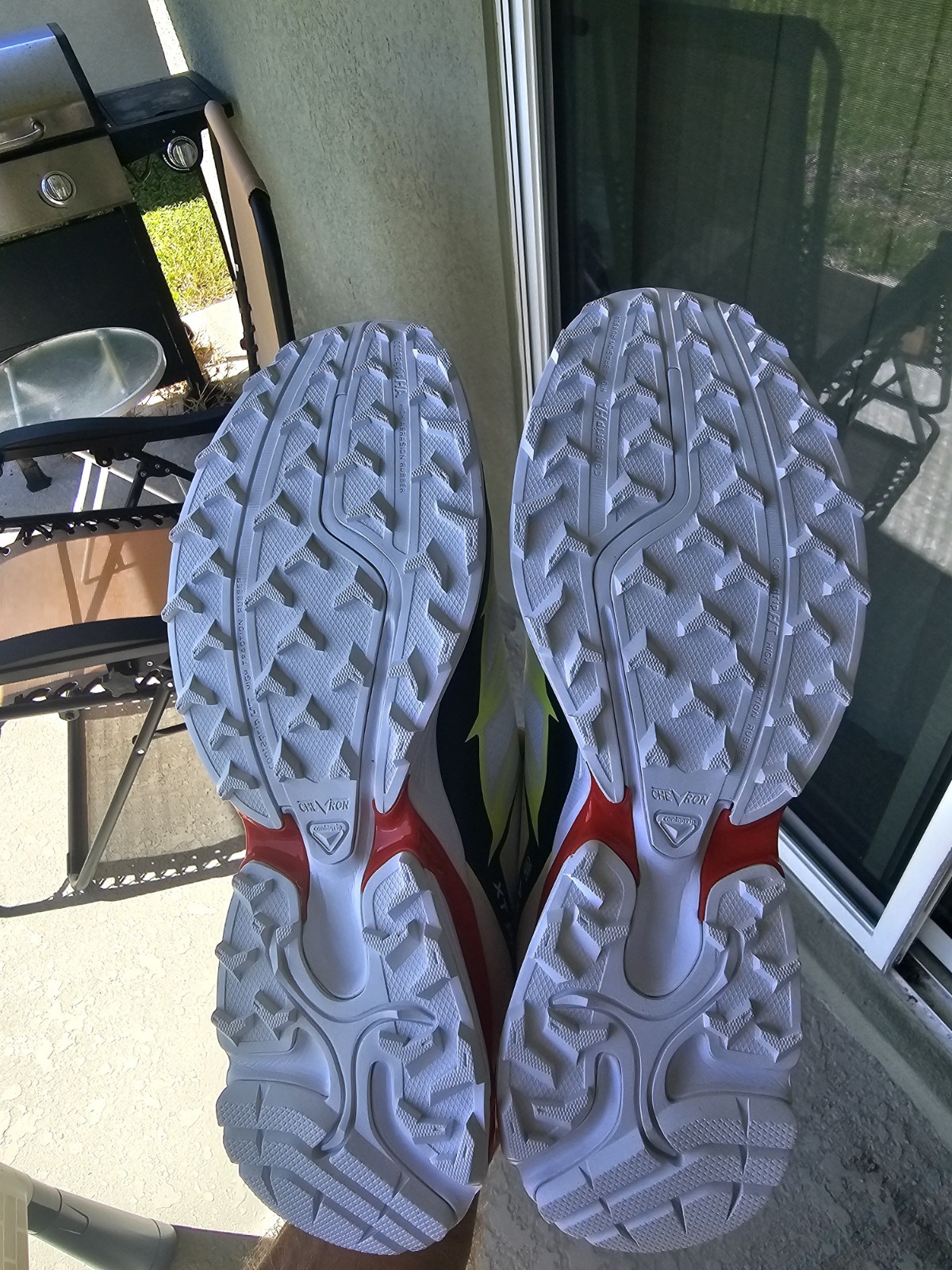 Size 11 - Salomon XT-Pathway 2 White Safety Yellow Fiery Red 479839 image 8