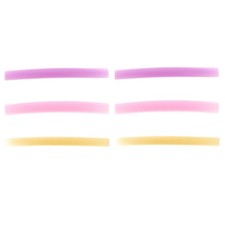 6 Pairs Silicone Eyelash Perming Tool Lash Perm Rods for Eyelash Perfect Lifting
