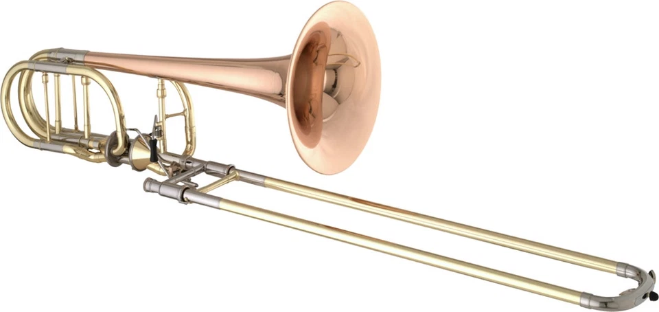 Getzen 3062AF Custom Series Bass Trombone 3062AFR Lacquer Red Brass Bell - Image 3 of 3