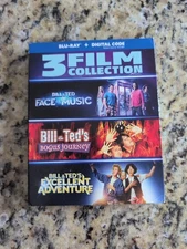 Bill & Ted 3 Film Collection Triple Feature (Blu-Ray) W/ Slipcover, Keanu Reeves