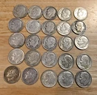 90% Silver Roosevelt Dime Mixed Dates And Mints Lot Of 25 #1